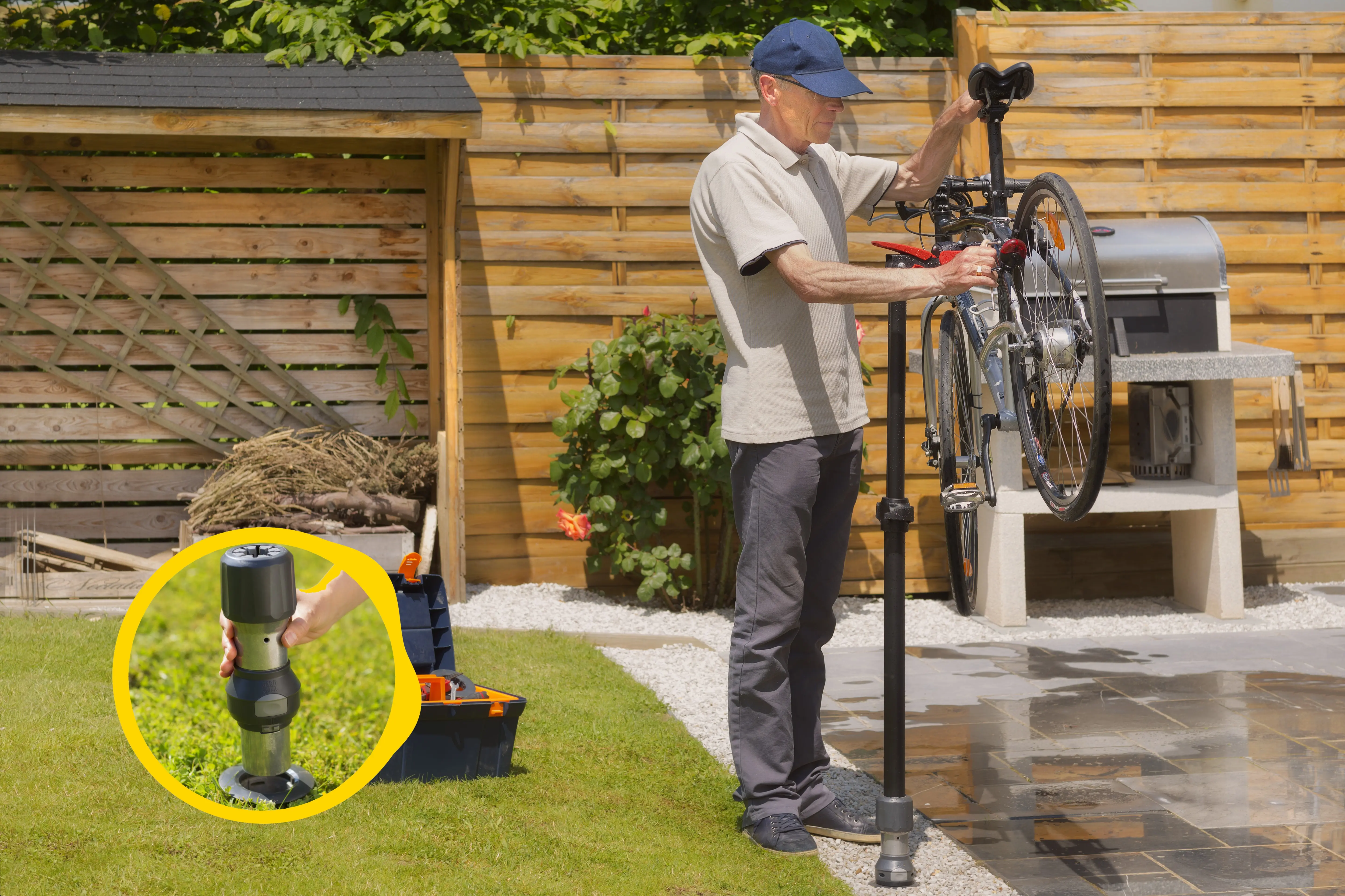 Supporto per bicicletta per manutenzione e riparazione