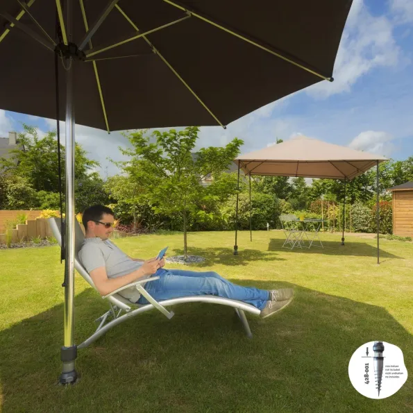 Base per ombrellone da ancorare su terreno in pendenza Gard & rock