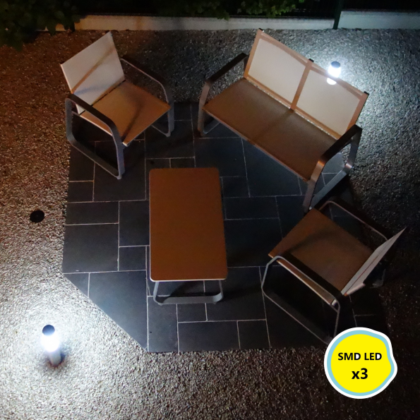 Presa solare Gard & Rock con led SMD
