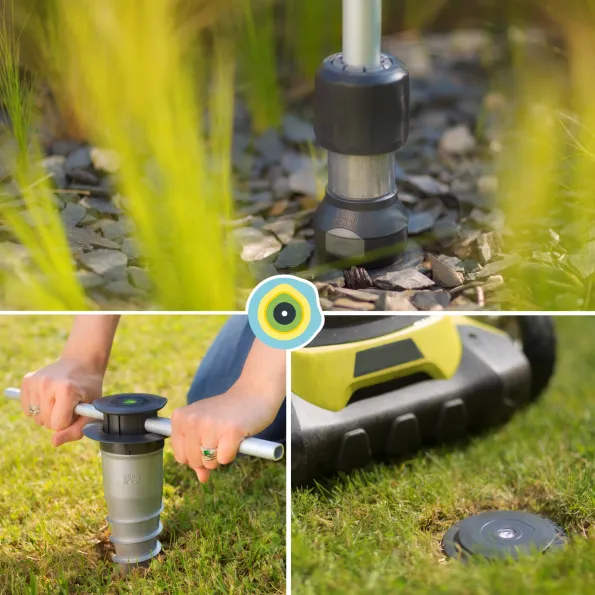 Base per ombrellone rimovibile a filo terra Gard & Rock