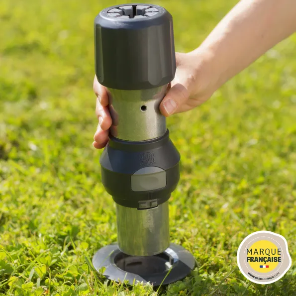 Base per ombrellone dritta per l'ancoraggio a terra Gard & Rock