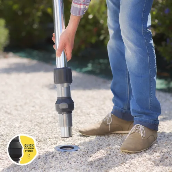 Ancrage solide pour parasol au sol Gard&Rock, support stable en extérieur sans dalle lourde