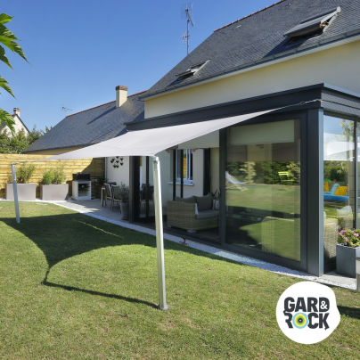 Pontet pour fixation voile d'ombrage sur véranda ou pergola