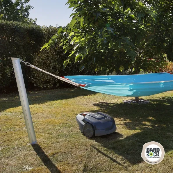 Support hamac sans encombrement passage tondeuse