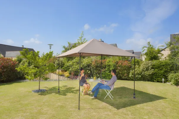 Fixation amovible tonnelle