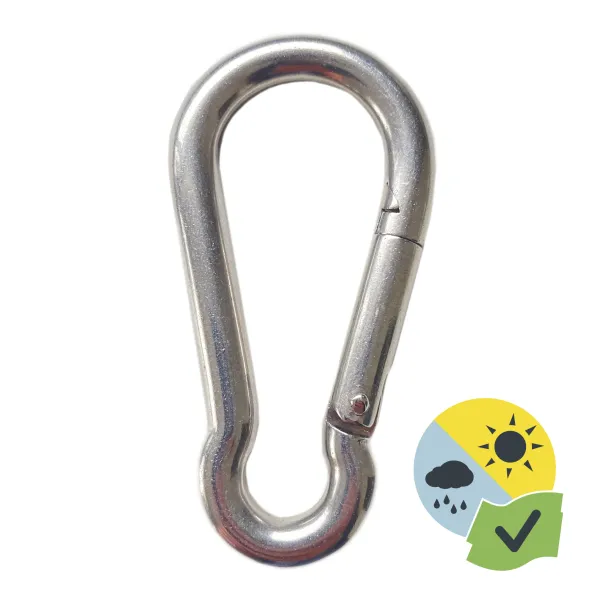 Mousqueton Gard&Rock Ø8 en inox