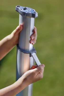 Mât télescopique pour voile d'ombrage