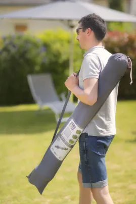 Poteau de tennis et badminton transportable