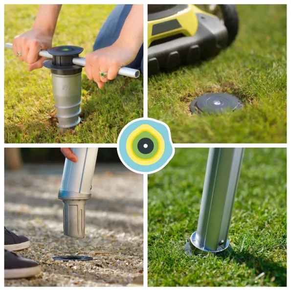 Albero della vela smontabile per l'ancoraggio a terra Gard & Rock